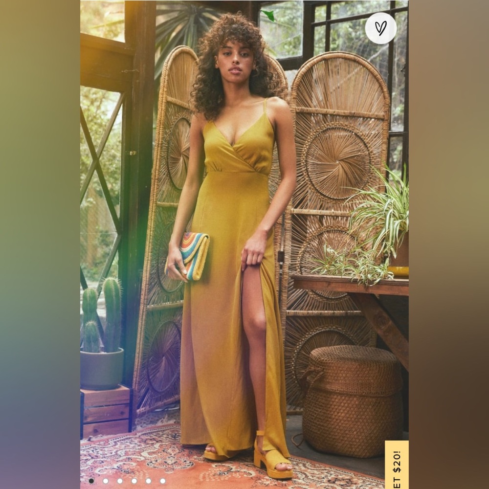 Lulu’s // Evening of Splendor Surplice Maxi Dress